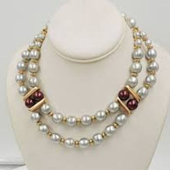 Vintage Napier & Monet Signed Jewelry - Necklaces & Bracelet - Picture 2 of 6